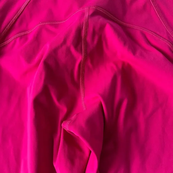 Lululemon Pink and Dark Olive Green Leggings- size 10 - Picture 3 of 11